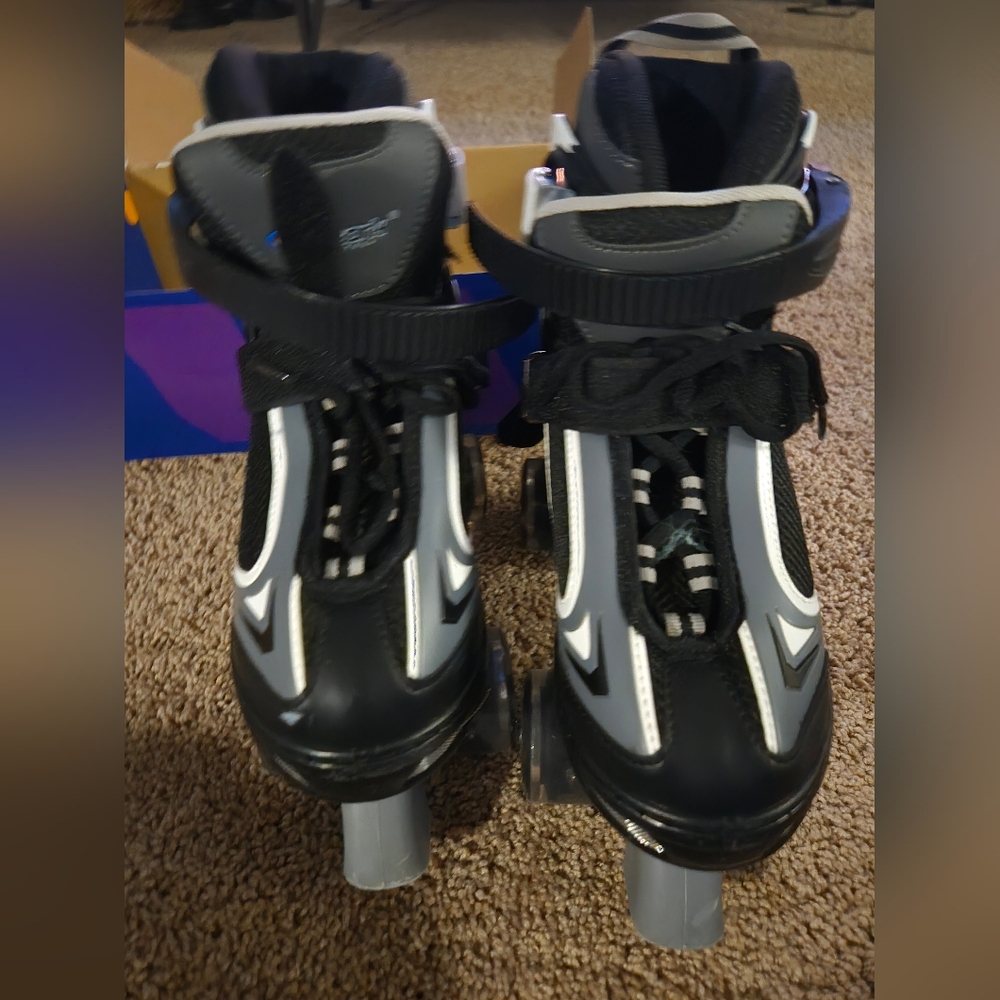 Nattork Kids Roller Skates, Sizes Adjustable 1-4, Quad Skates for Kids